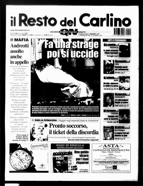 Il Resto del Carlino : giornale dell'Emilia